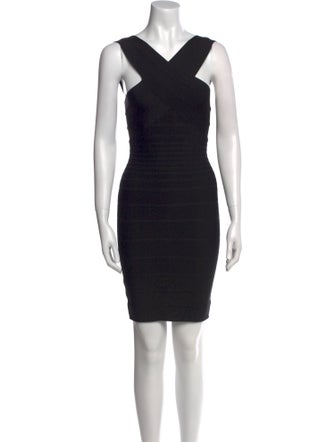 Herve Leger Nylon Mini Dress