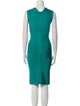 Herve Leger Scoop Neck Knee-Length Dress