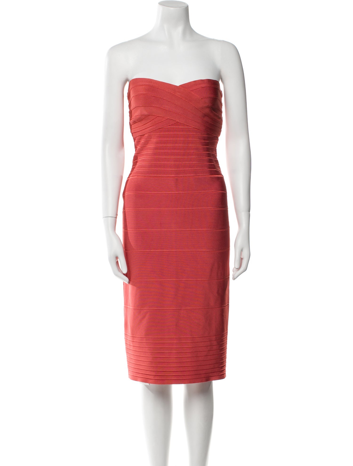 Herve Leger Strapless Mini Dress