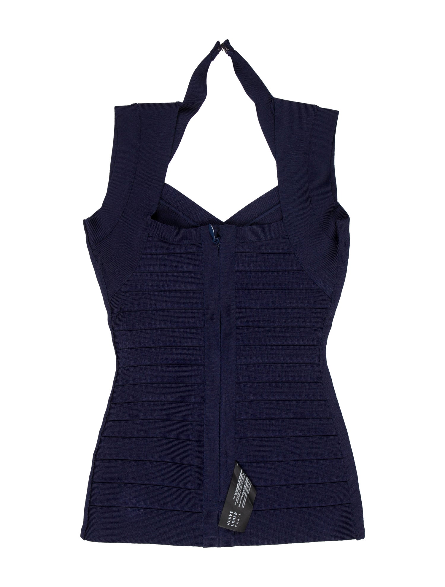 Herve Leger Square Neckline Sleeveless Tunic w/ Tags
