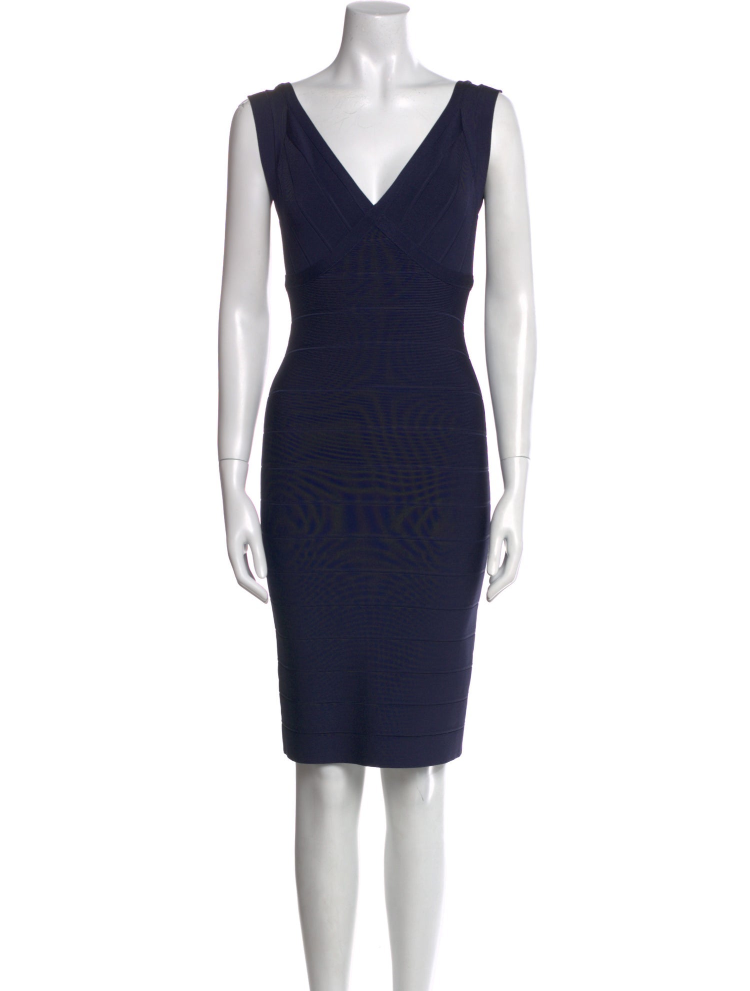 Herve Leger V-Neck Mini Dress w/ Tags