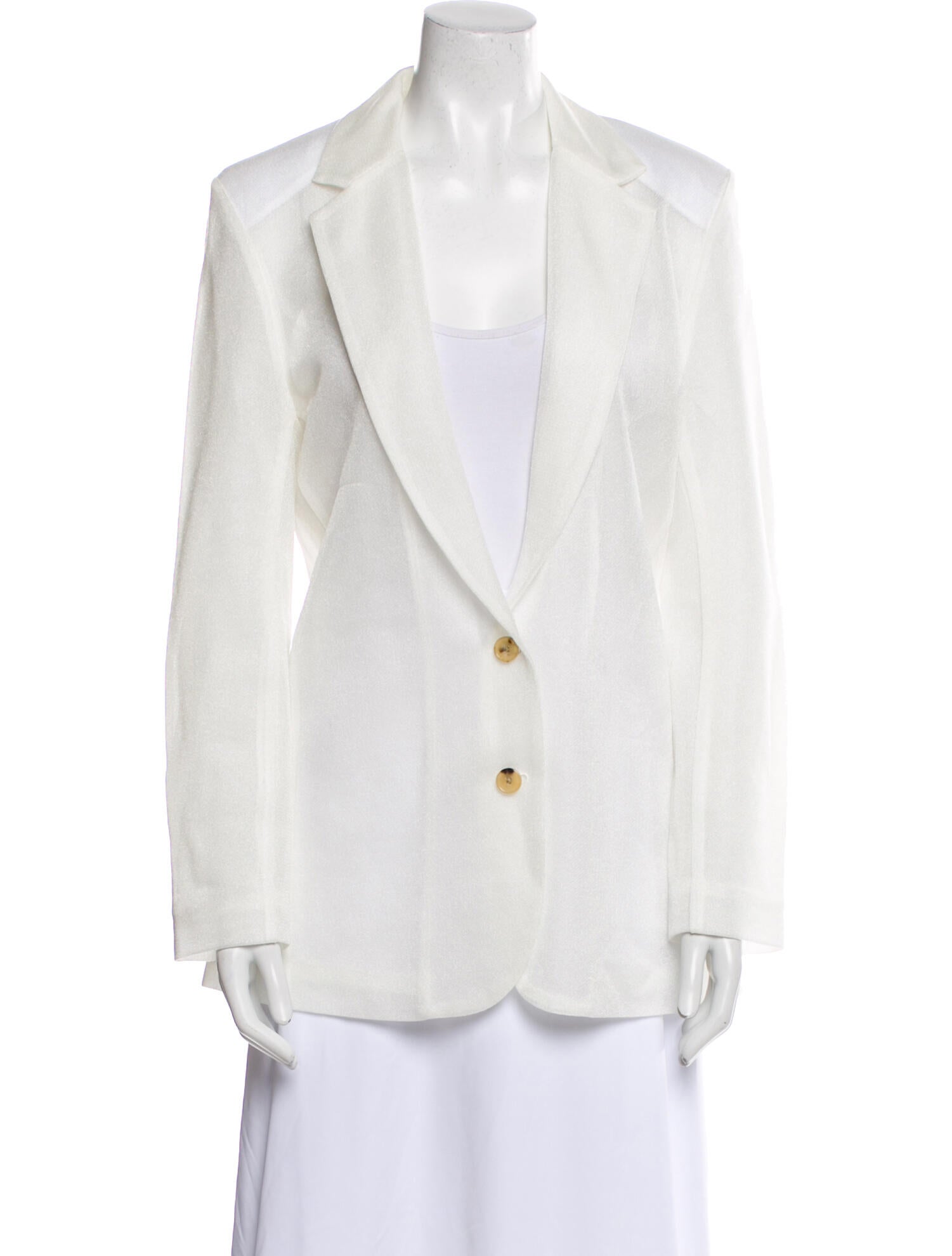 Herve Leger Nylon Striped Blazer