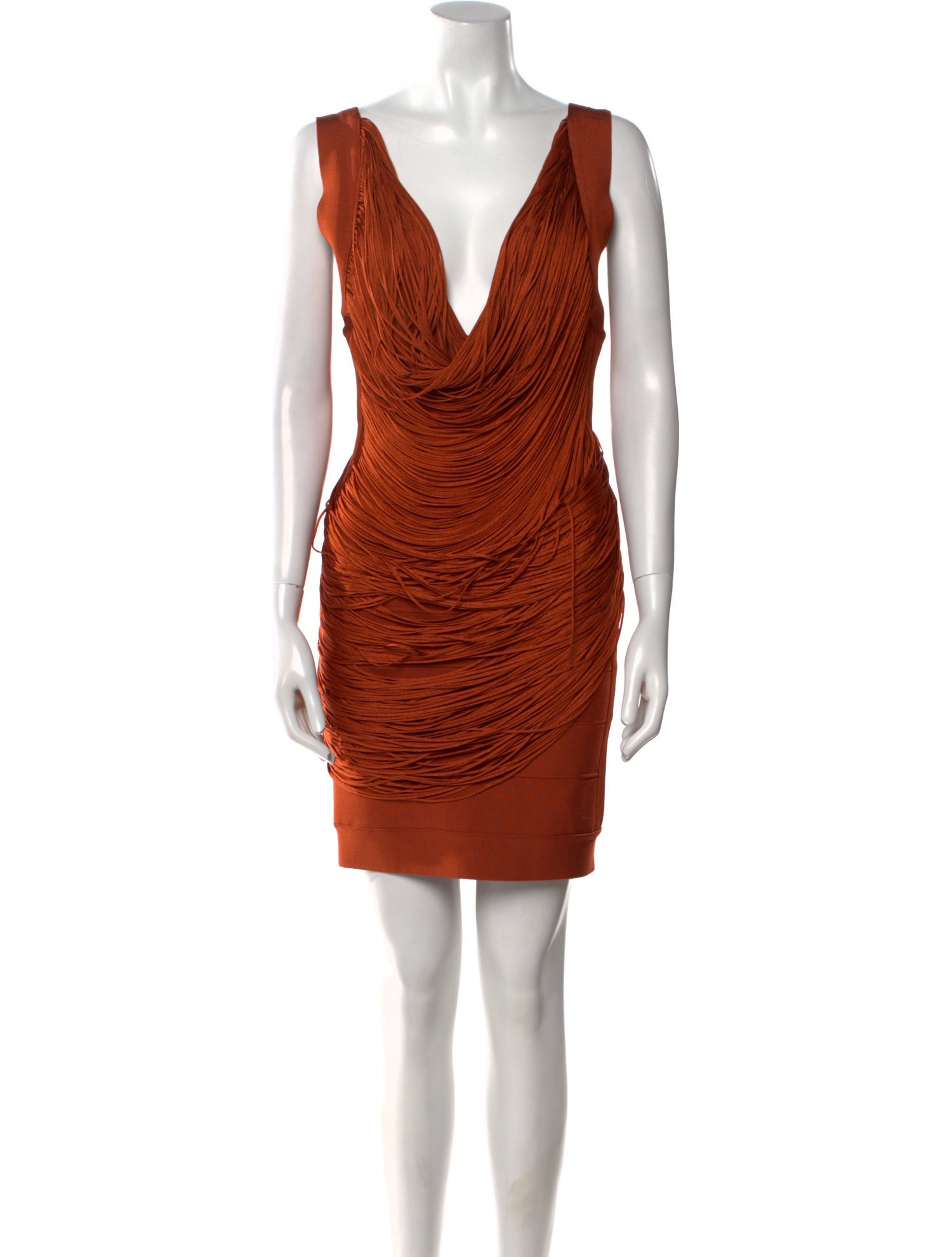 Herve Leger Cowl Neck Mini Dress w/ Tags