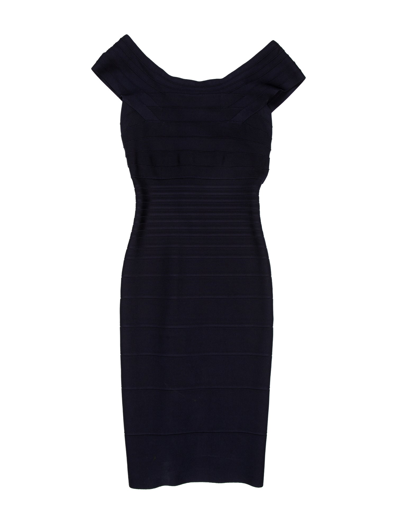 Herve Leger Cowl Neck Mini Dress