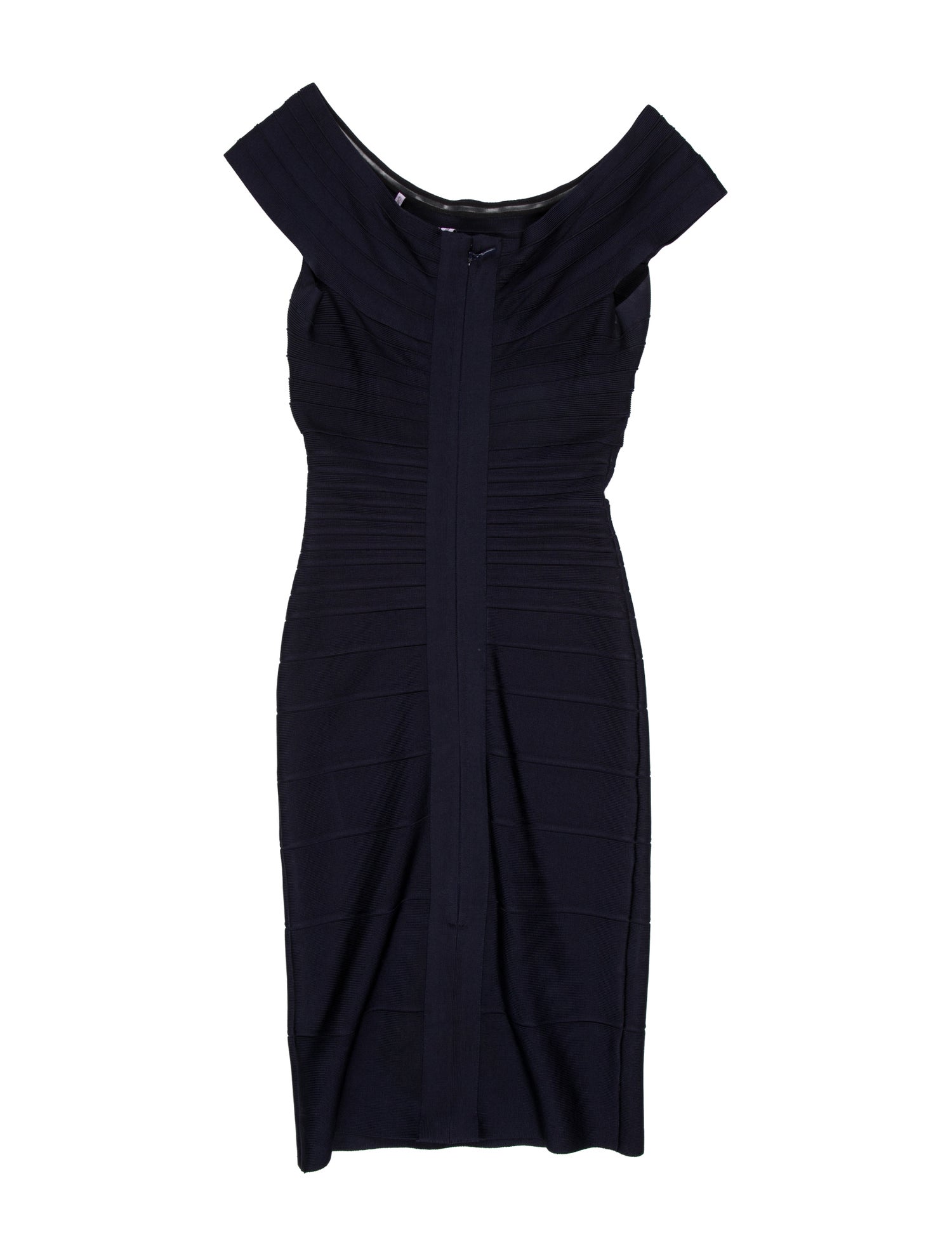 Herve Leger Cowl Neck Mini Dress