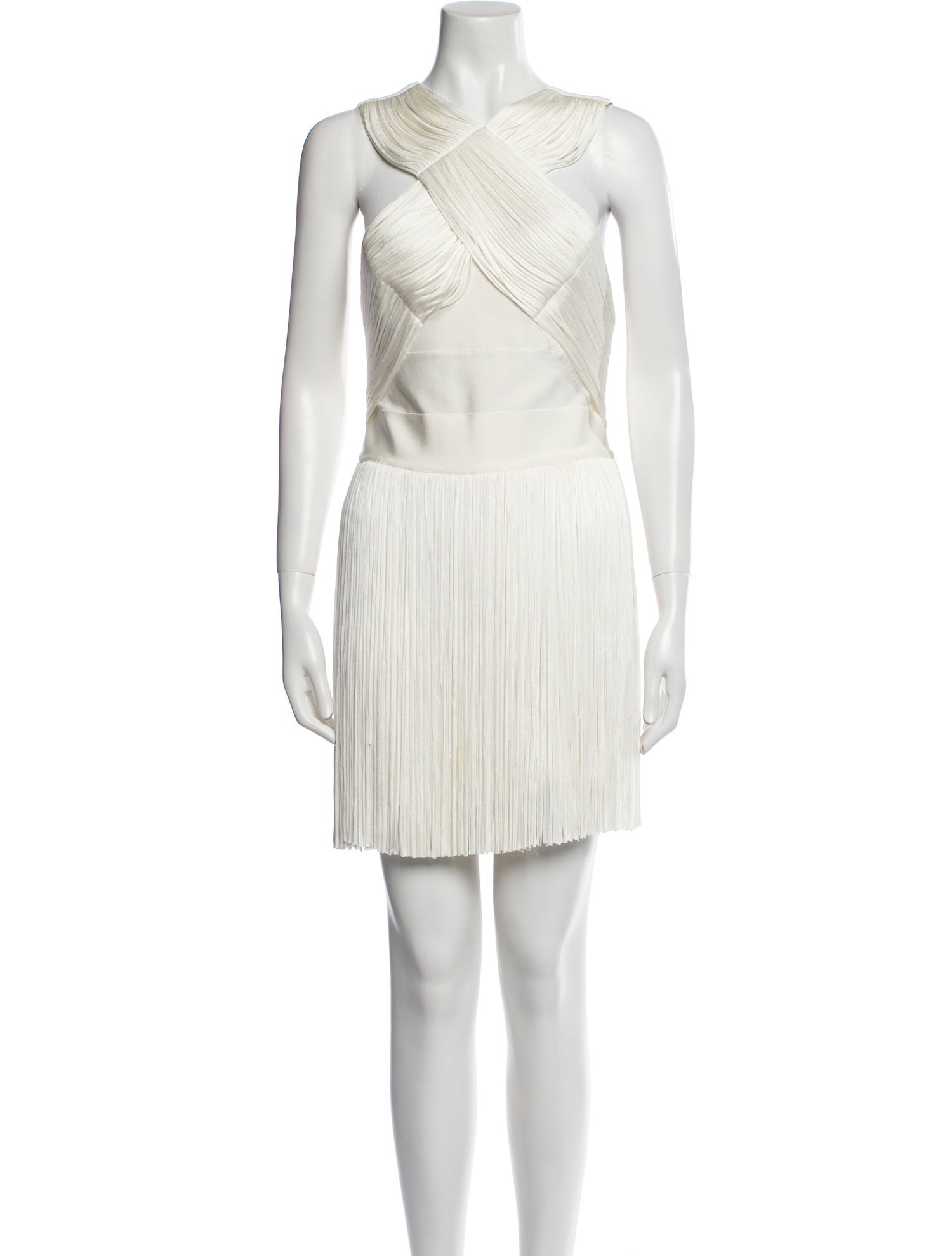 Herve Leger V-Neck Mini Dress w/ Tags