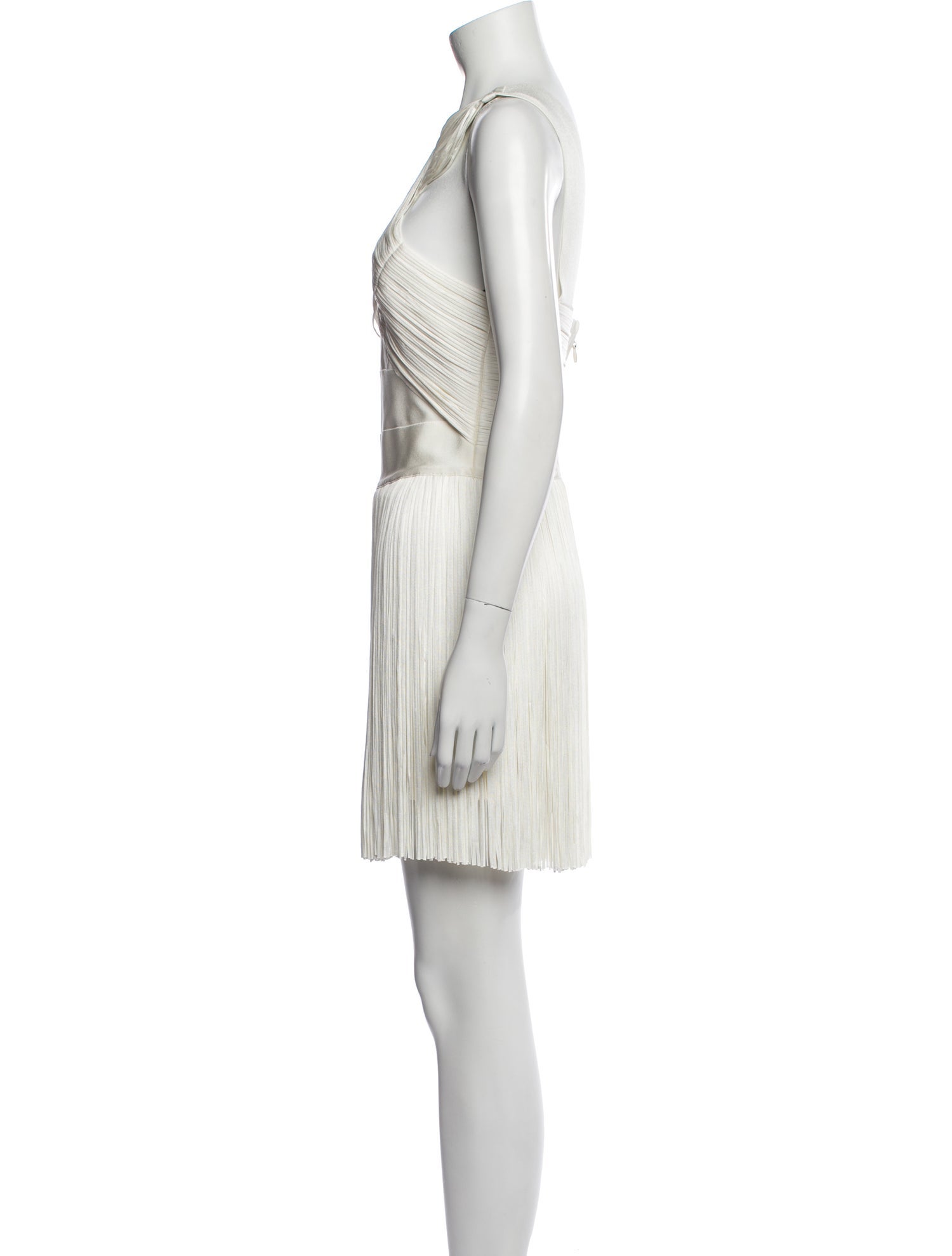 Herve Leger V-Neck Mini Dress w/ Tags