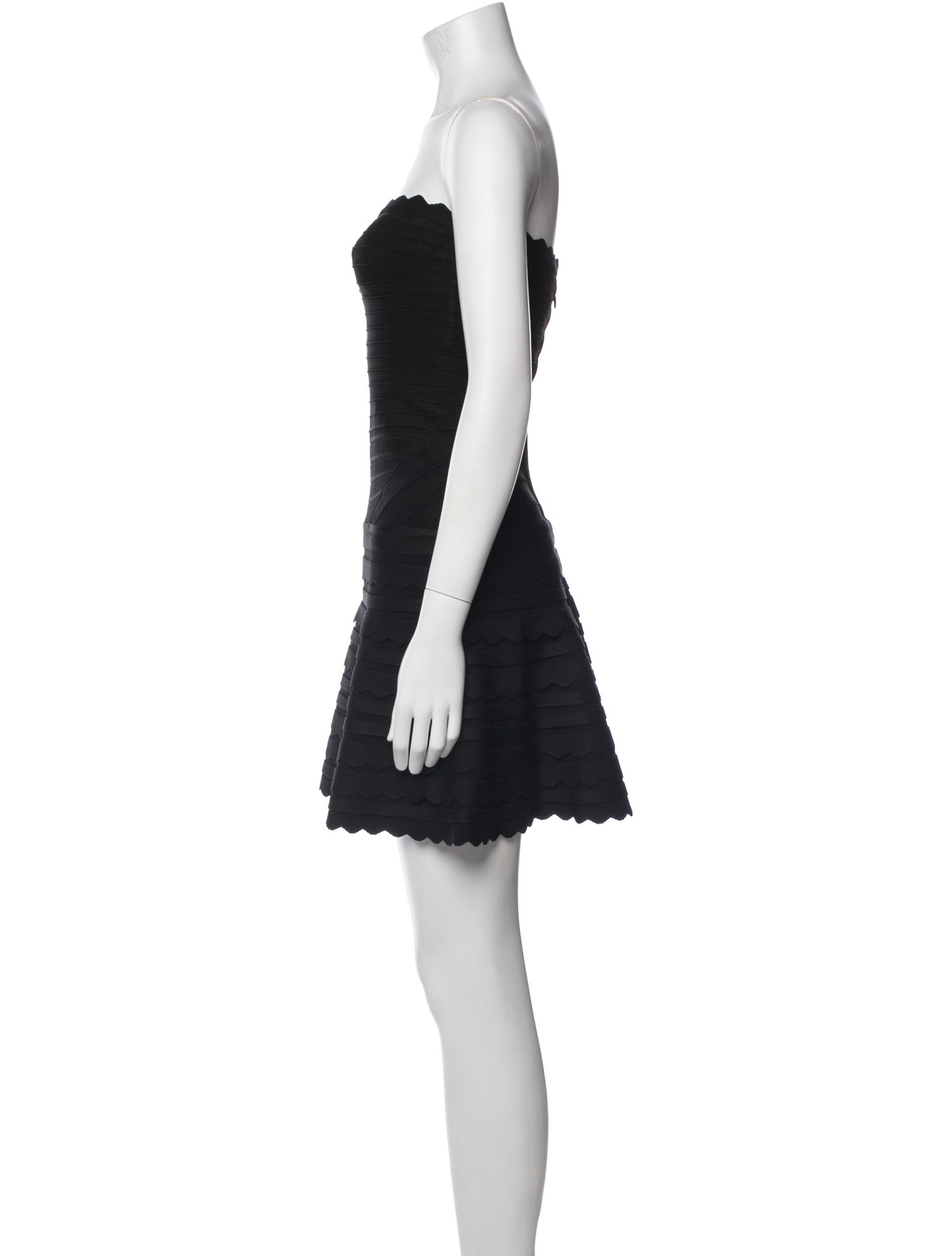 Herve Leger Strapless Mini Dress