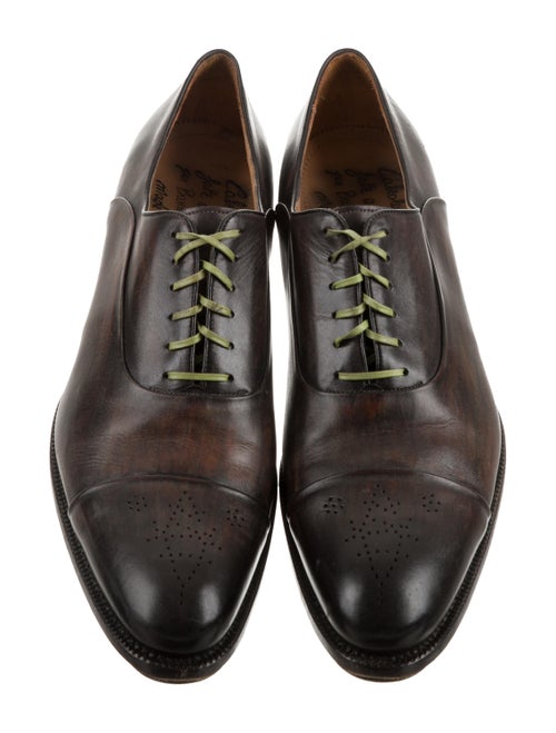 Harris Firenze Leather Lace-Up Oxfords - Shoes - HFIRN20040 | The RealReal