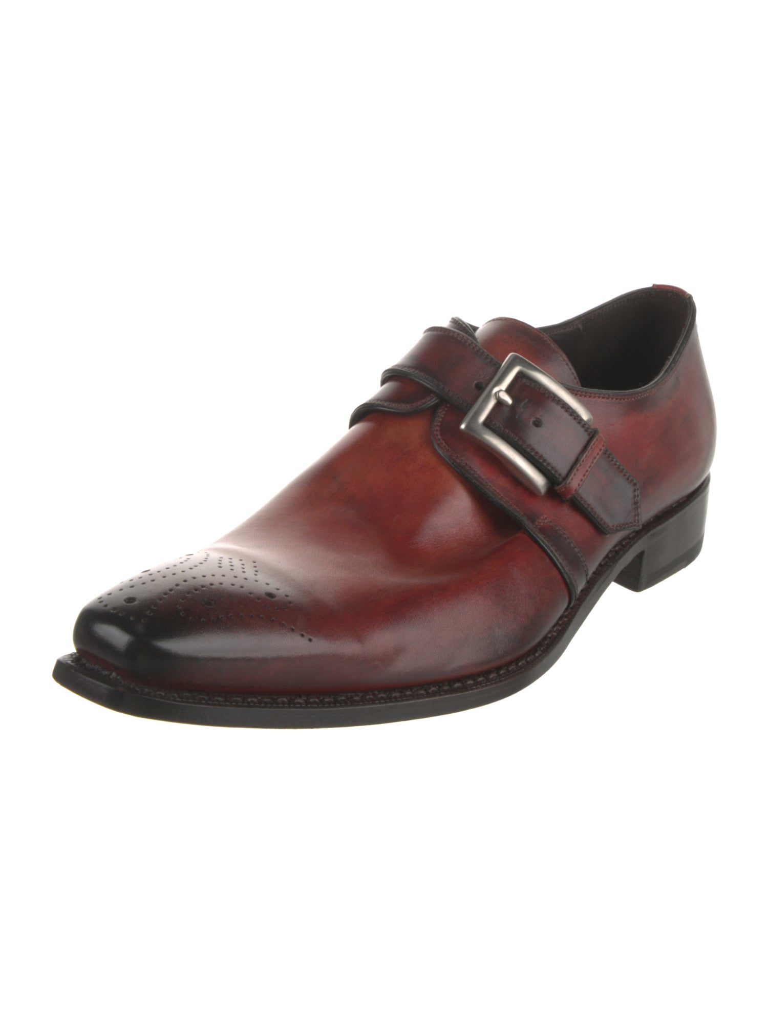 Harris Firenze Leather Monk Straps w/ Tags