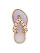 Na Hoku 14K Mother-Of-Pearl & Diamond Slipper Pendant