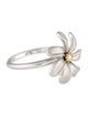 Na Hoku 14K Two-Tone Plumeria Ring