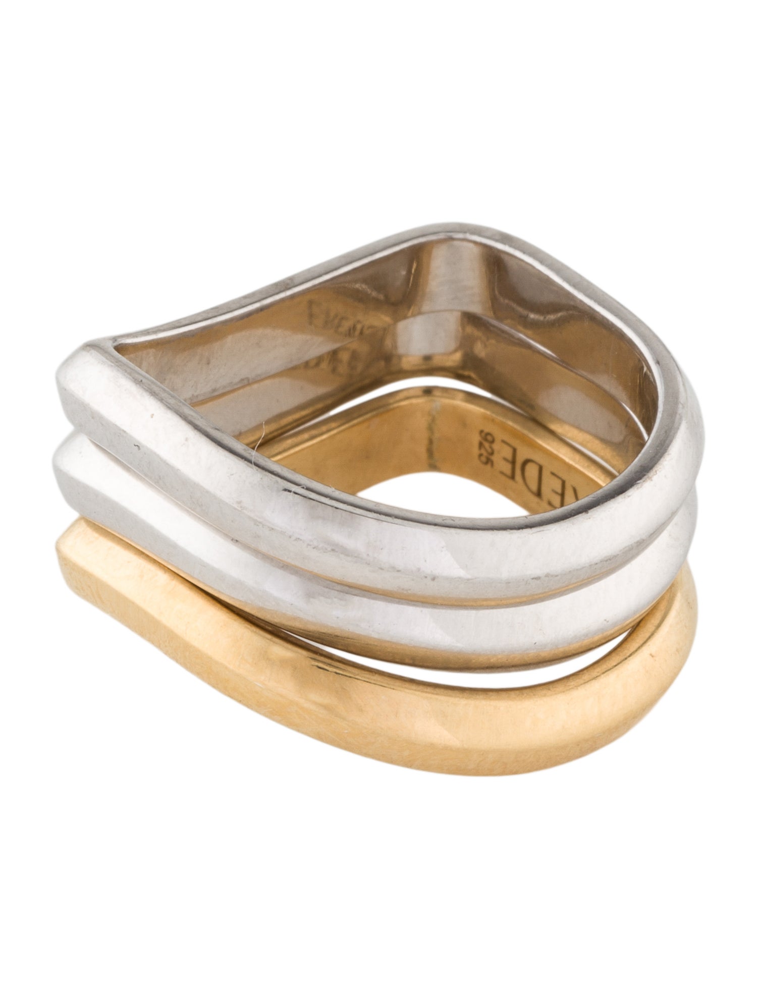 Erede Trace Band Ring Set