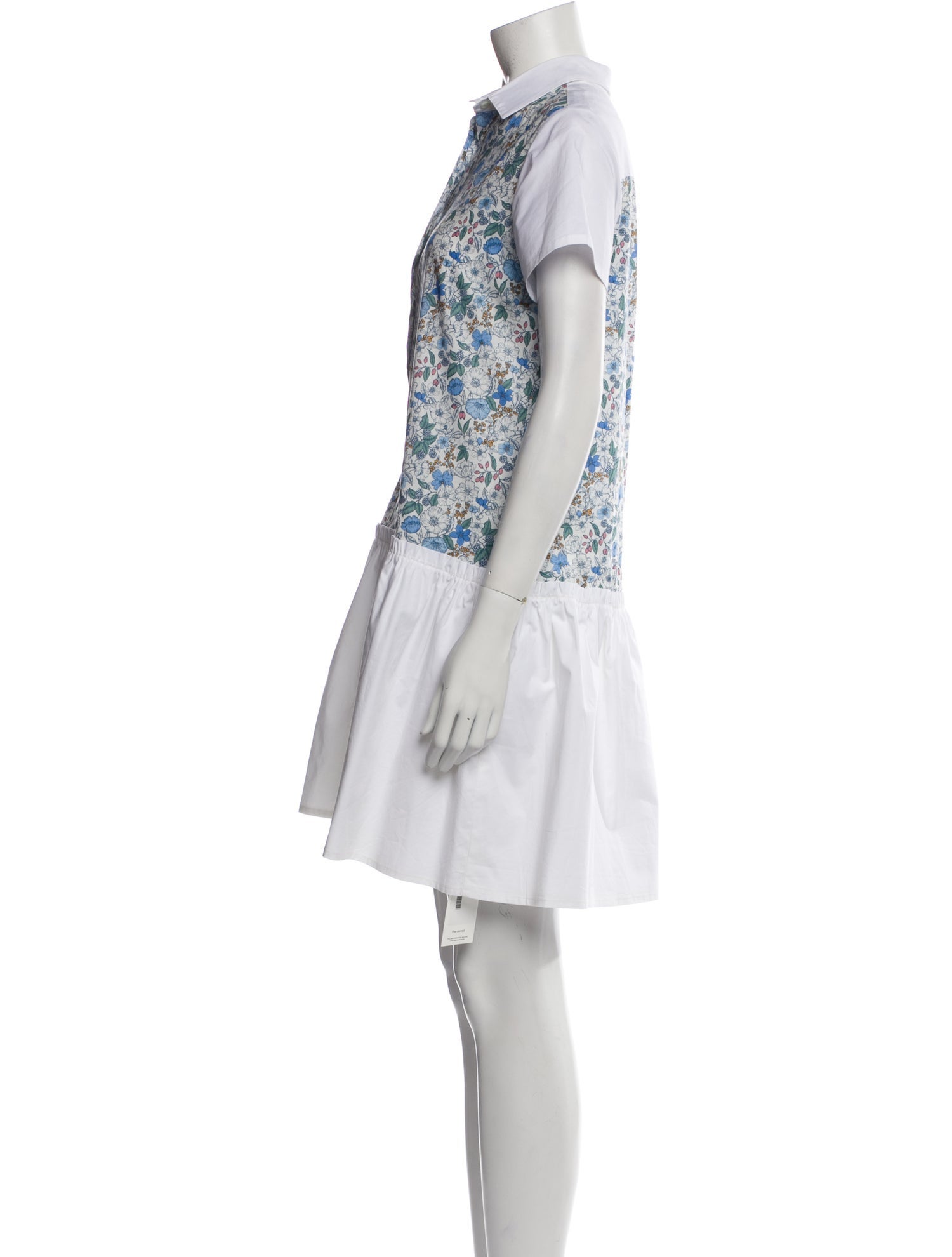 Hadleigh's Floral Print Knee-Length Dress