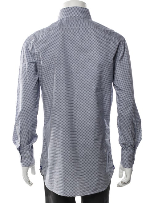 Hadleigh's Polka Dot Print Long Sleeve Shirt