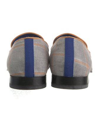 Hadleigh's Canvas Plaid Print Espadrilles