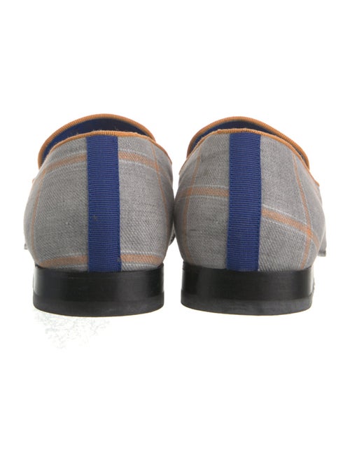 Hadleigh's Canvas Plaid Print Espadrilles