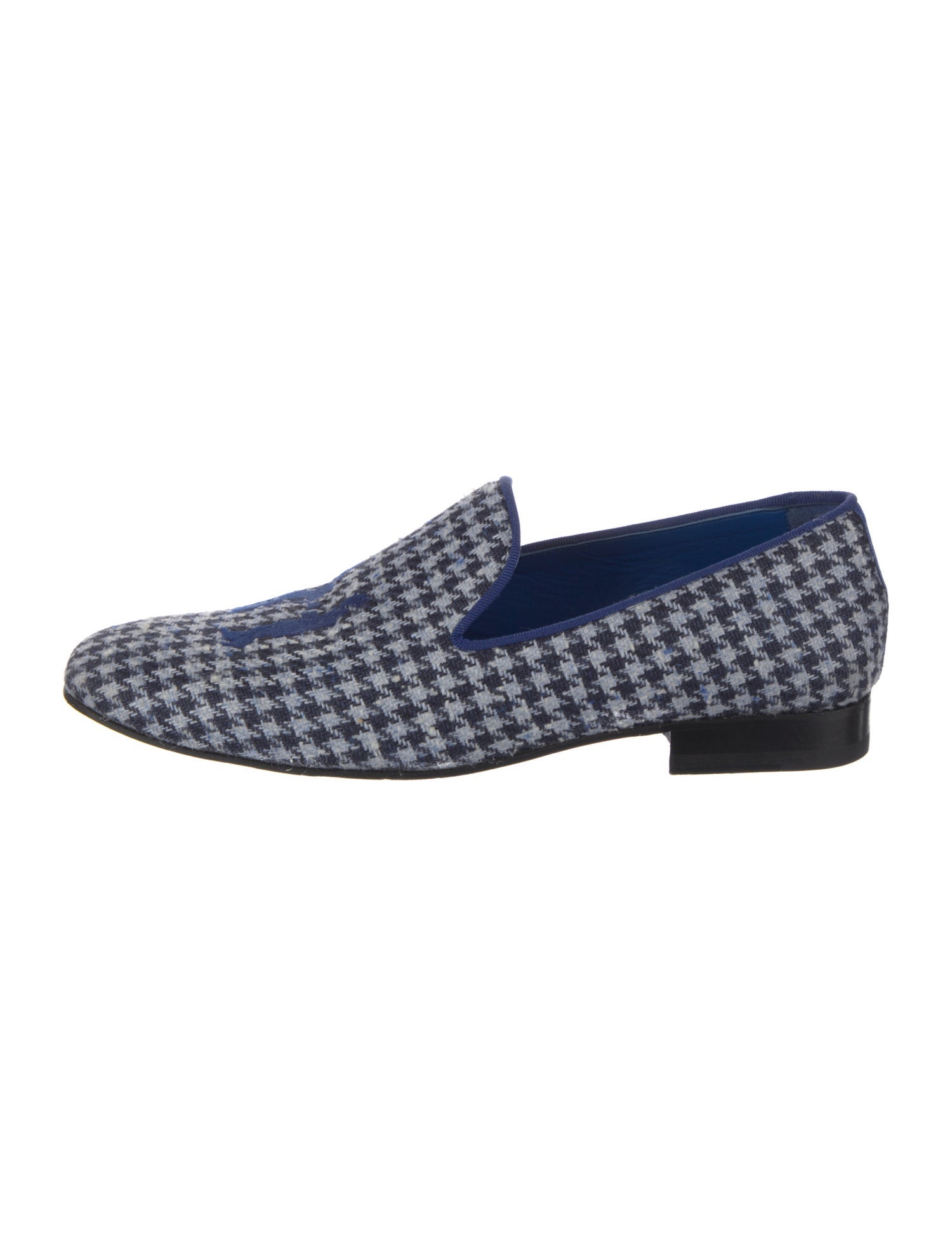 Hadleigh's Tweed Printed Loafers