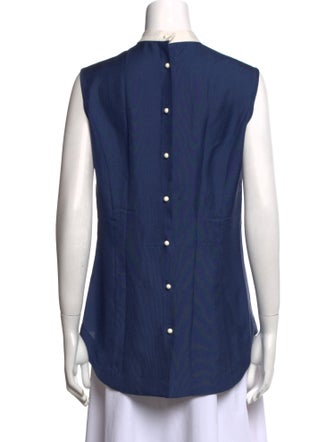 Hadleigh's Silk Tie Neck Top