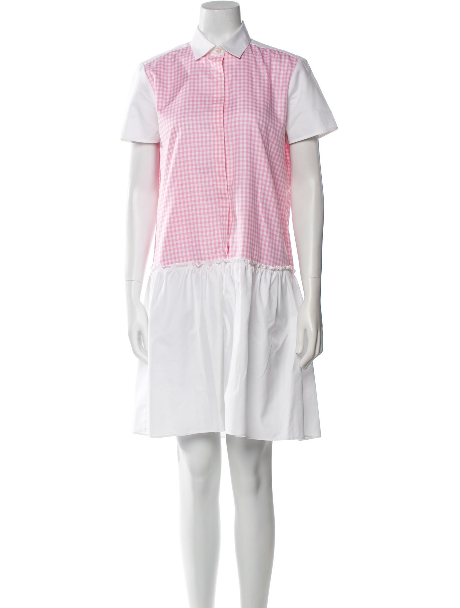 Hadleigh's Plaid Print Knee-Length Dress