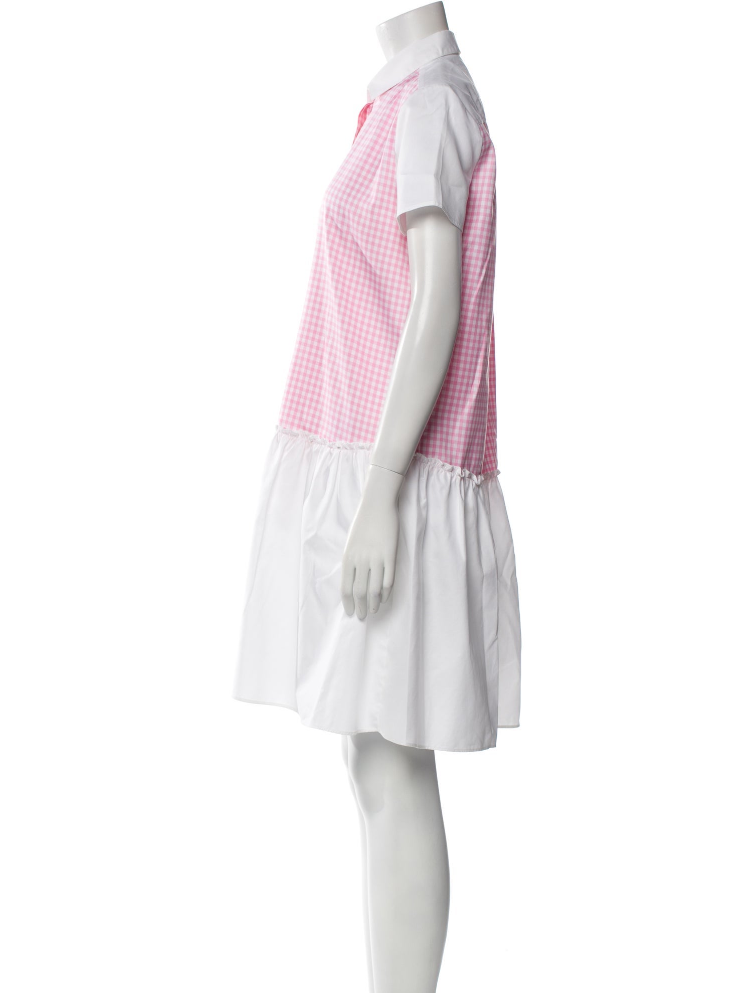 Hadleigh's Plaid Print Knee-Length Dress