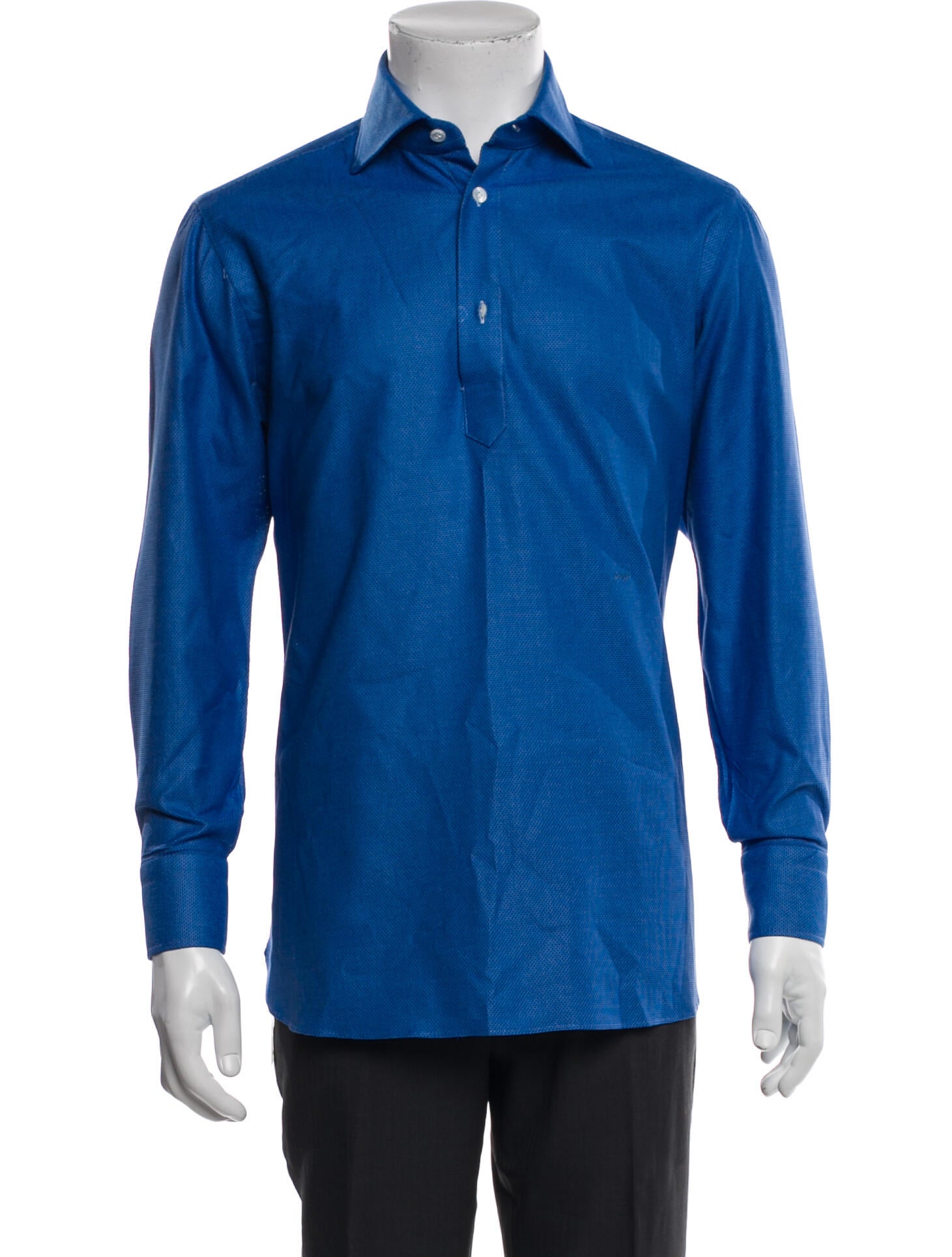 Hadleigh's Collar Long Sleeve Polo Shirt