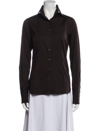 Hadleigh's Long Sleeve Button-Up Top