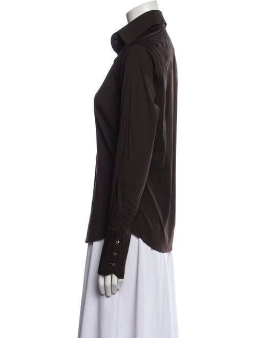 Hadleigh's Long Sleeve Button-Up Top