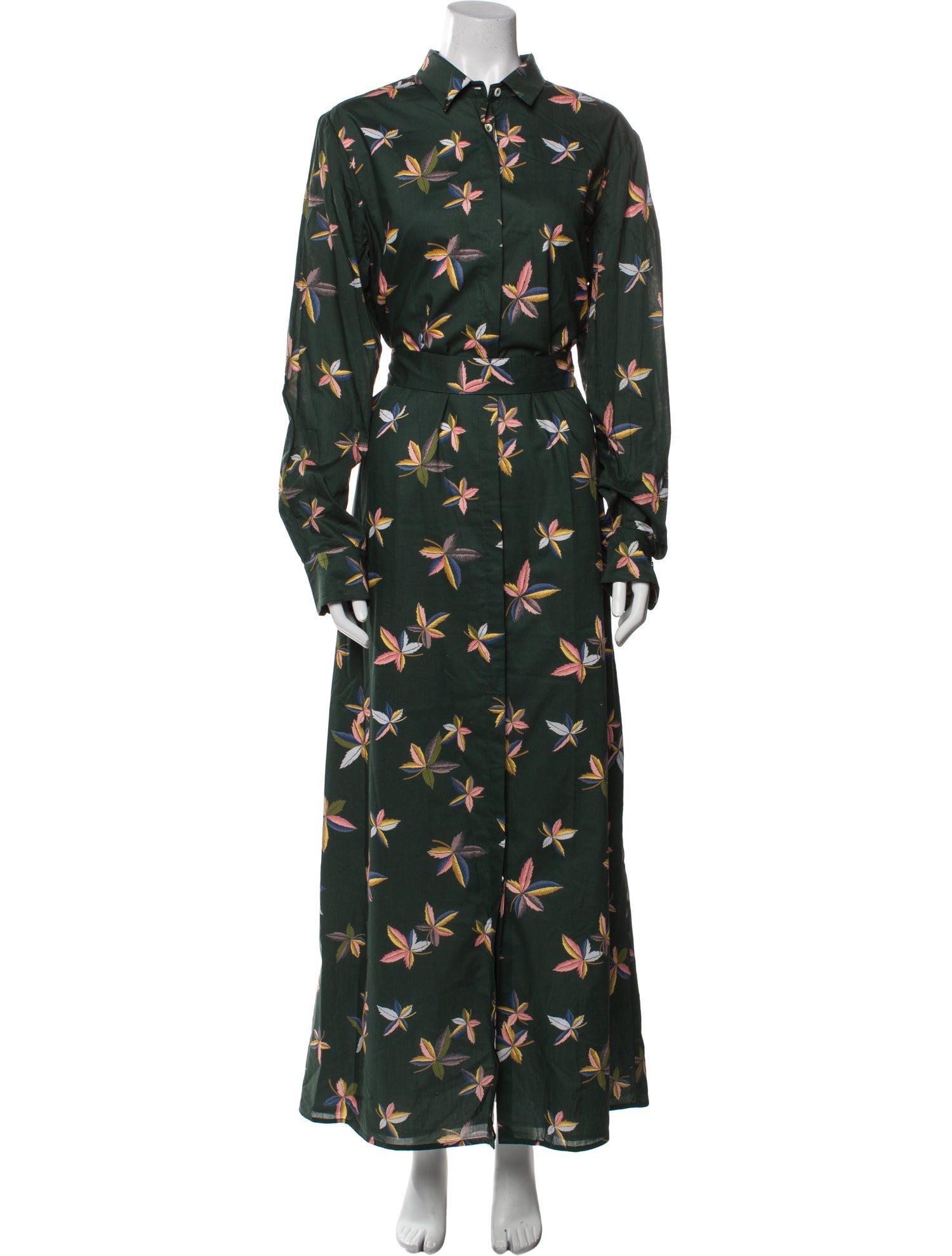 Hadleigh's Floral Print Long Dress