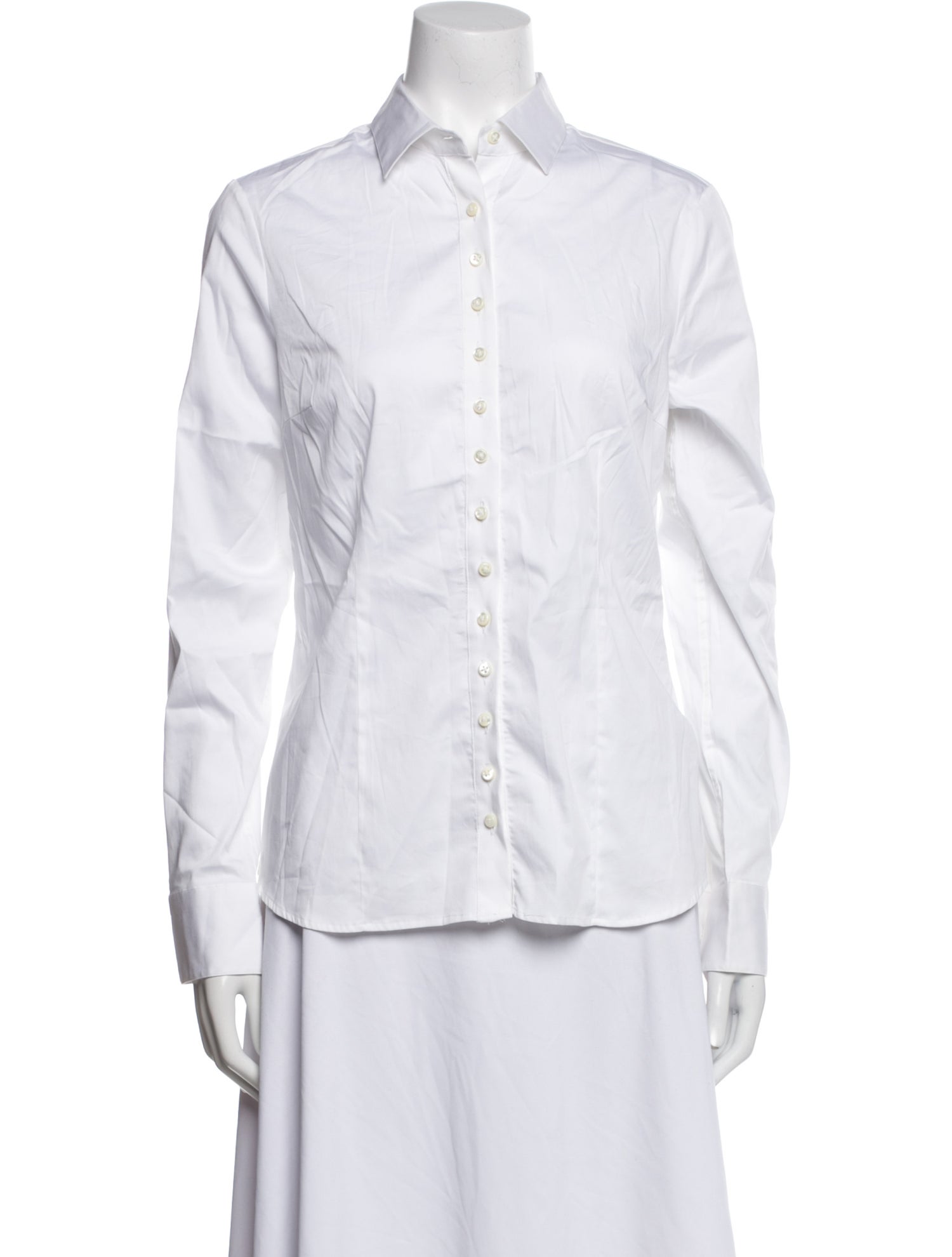 Hadleigh's Long Sleeve Button-Up Top