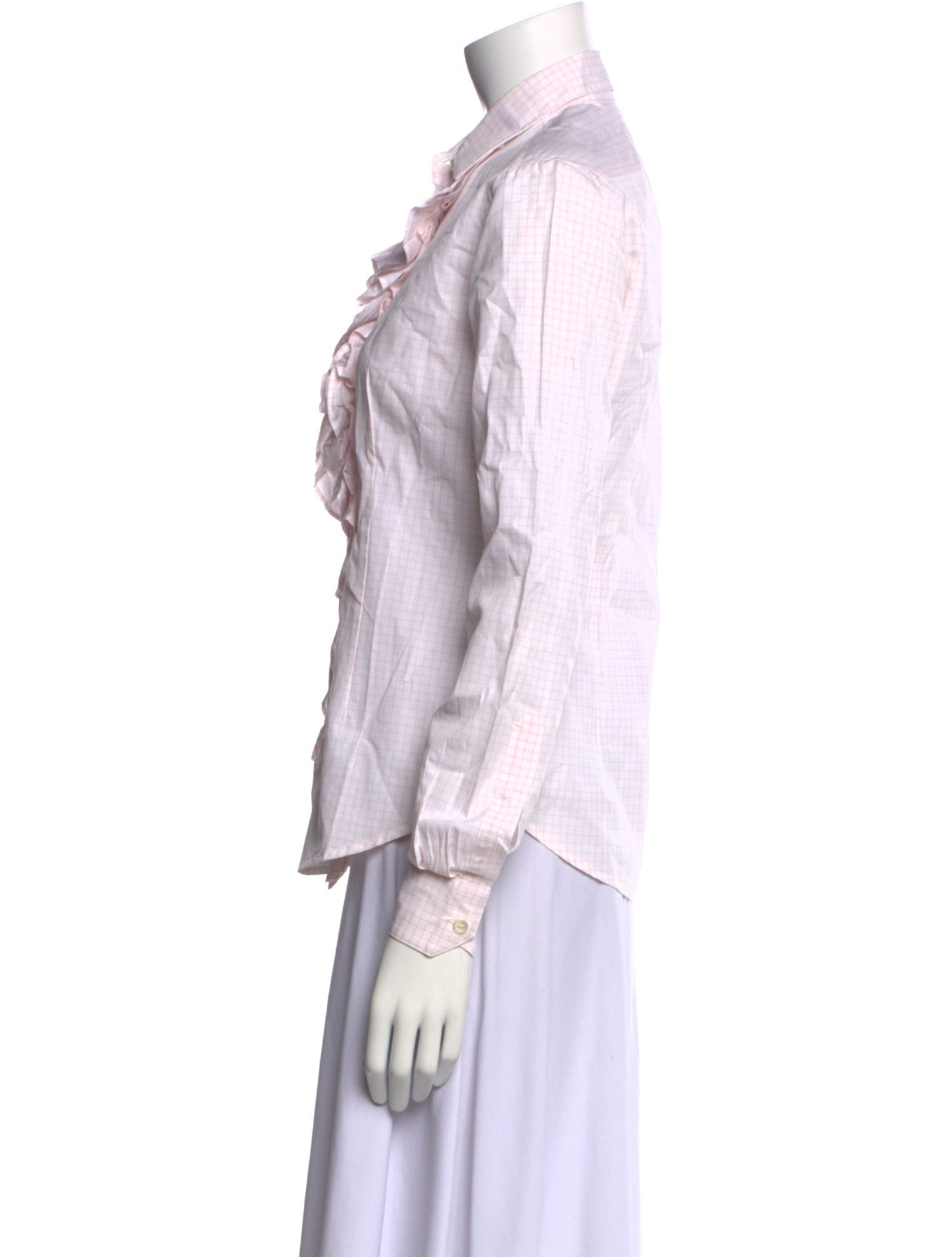 Hadleigh's Long Sleeve Button-Up Top