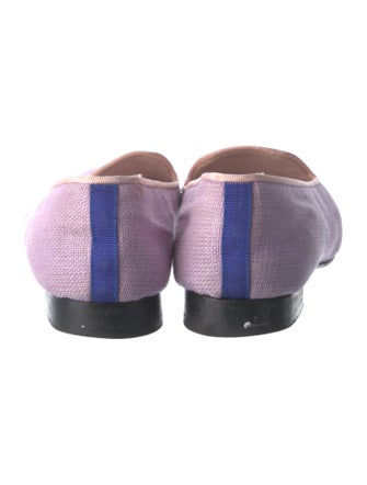 Hadleigh's Canvas Embroidered Accent Loafers