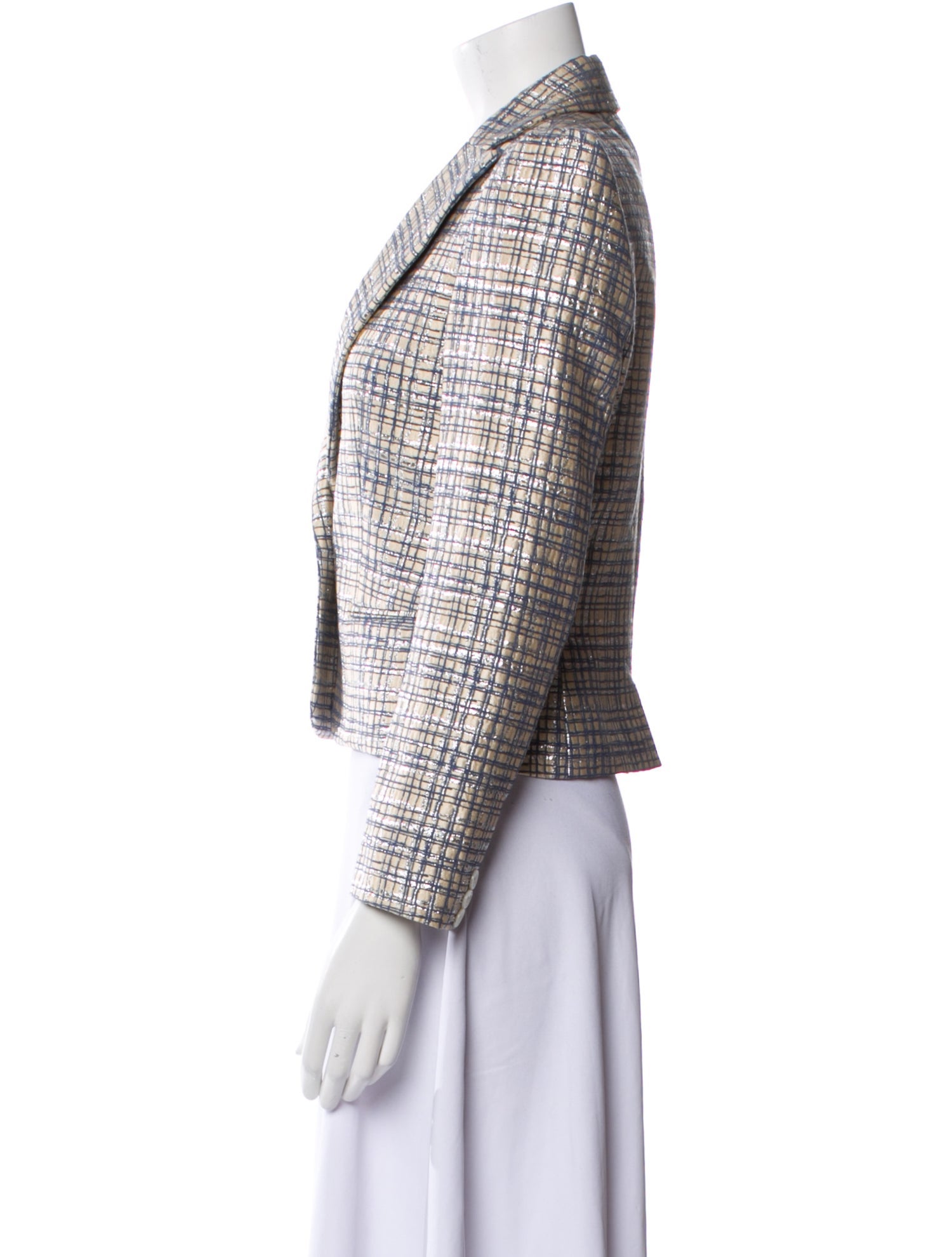 Hadleigh's Plaid Print Blazer