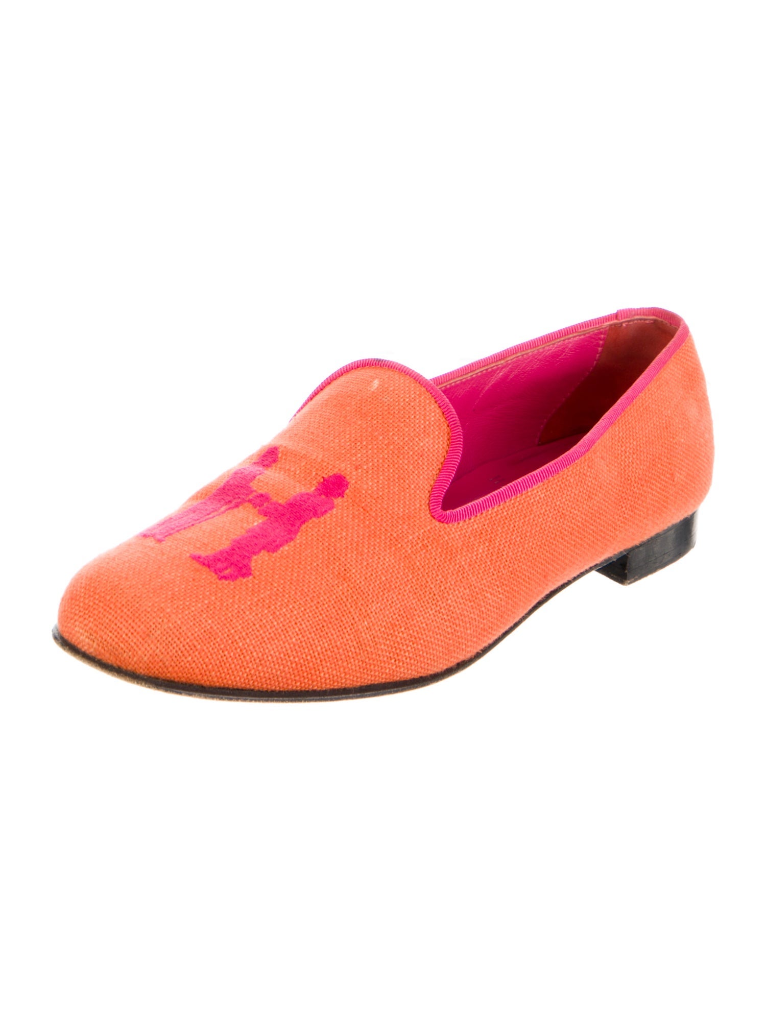 Hadleigh's Canvas Animal Print Ballet Flats