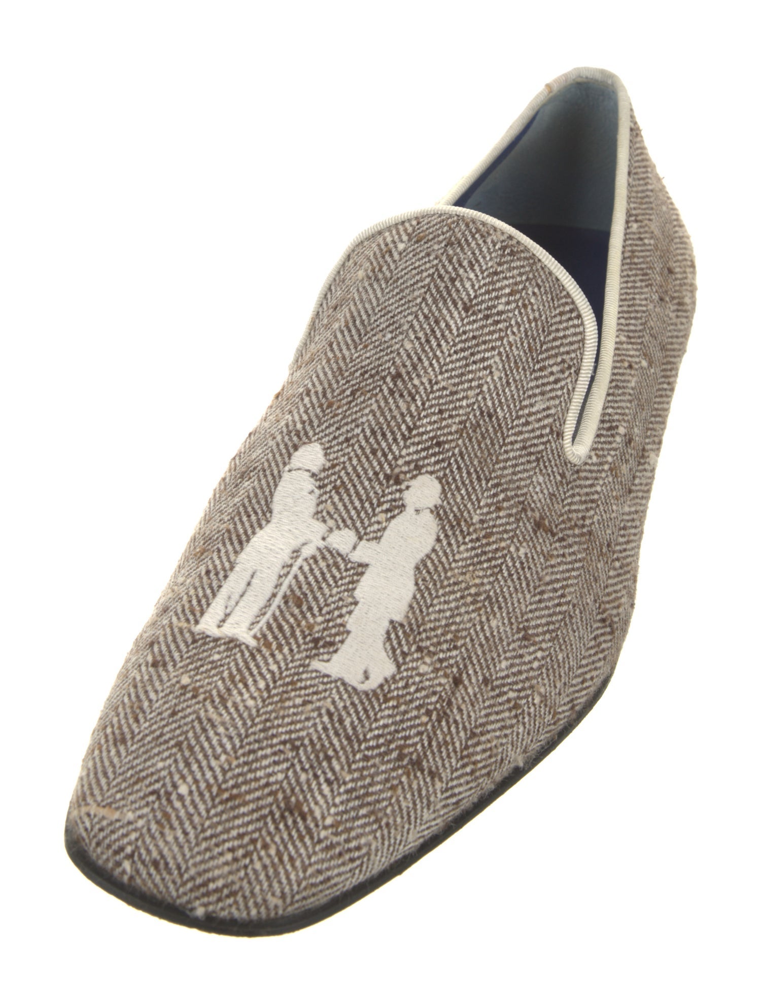 Hadleigh's Embroidered Accent Loafers