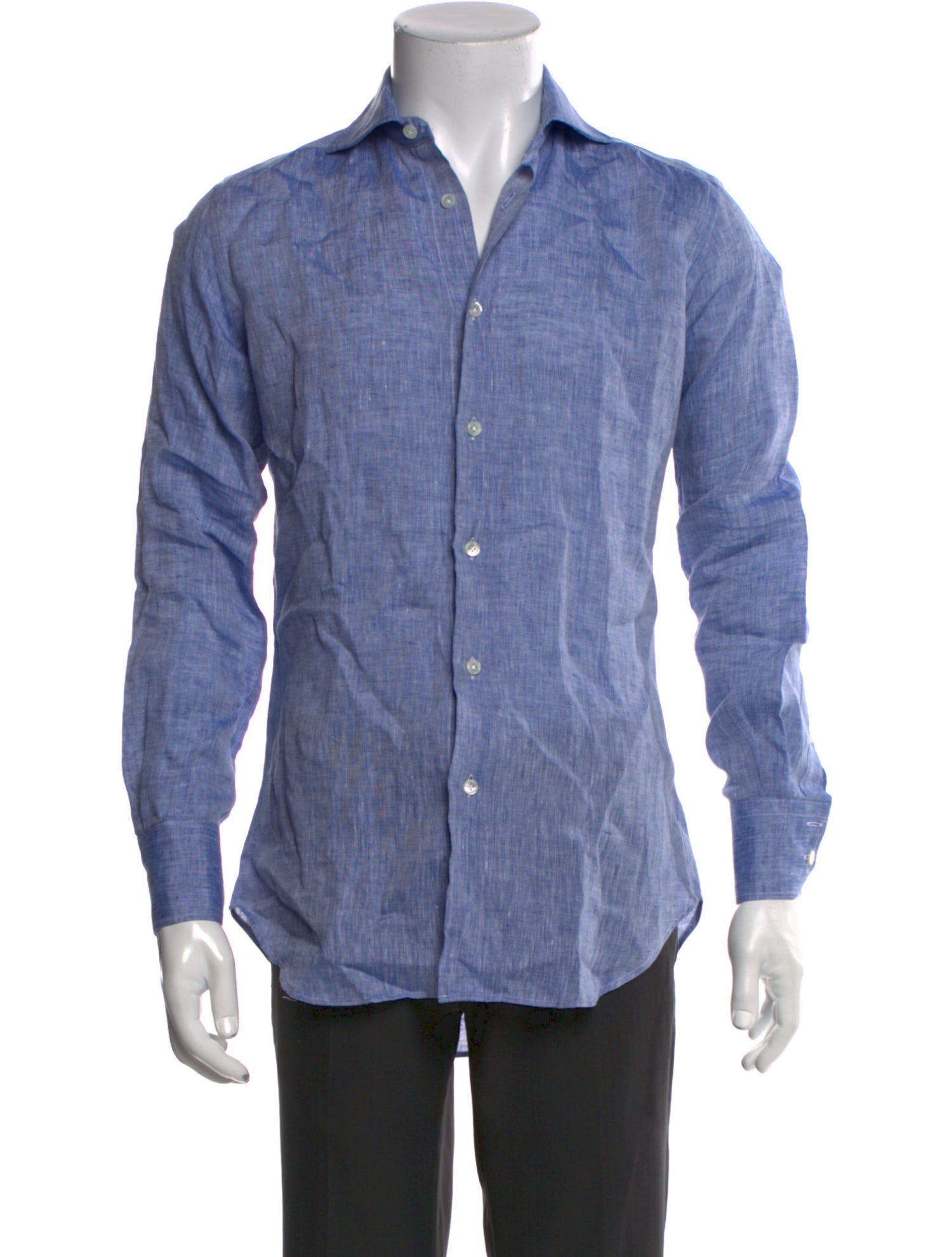 Hadleigh's Linen Long Sleeve Dress Shirt