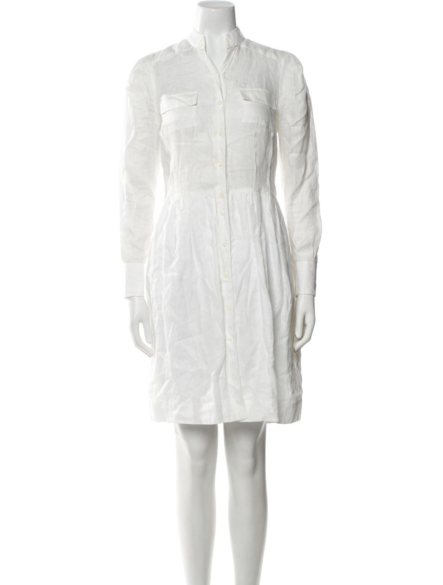 Hadleigh's Faux Shearling Knee-Length Dress