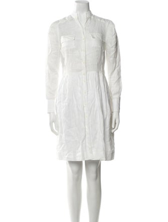 Hadleigh's Faux Shearling Knee-Length Dress