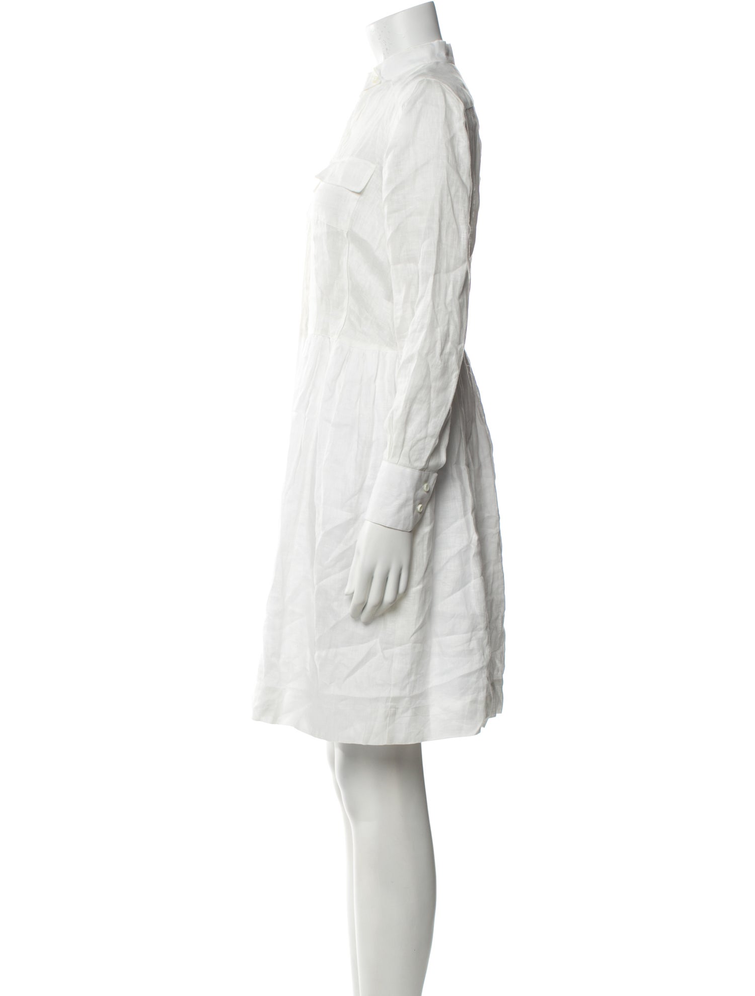 Hadleigh's Faux Shearling Knee-Length Dress