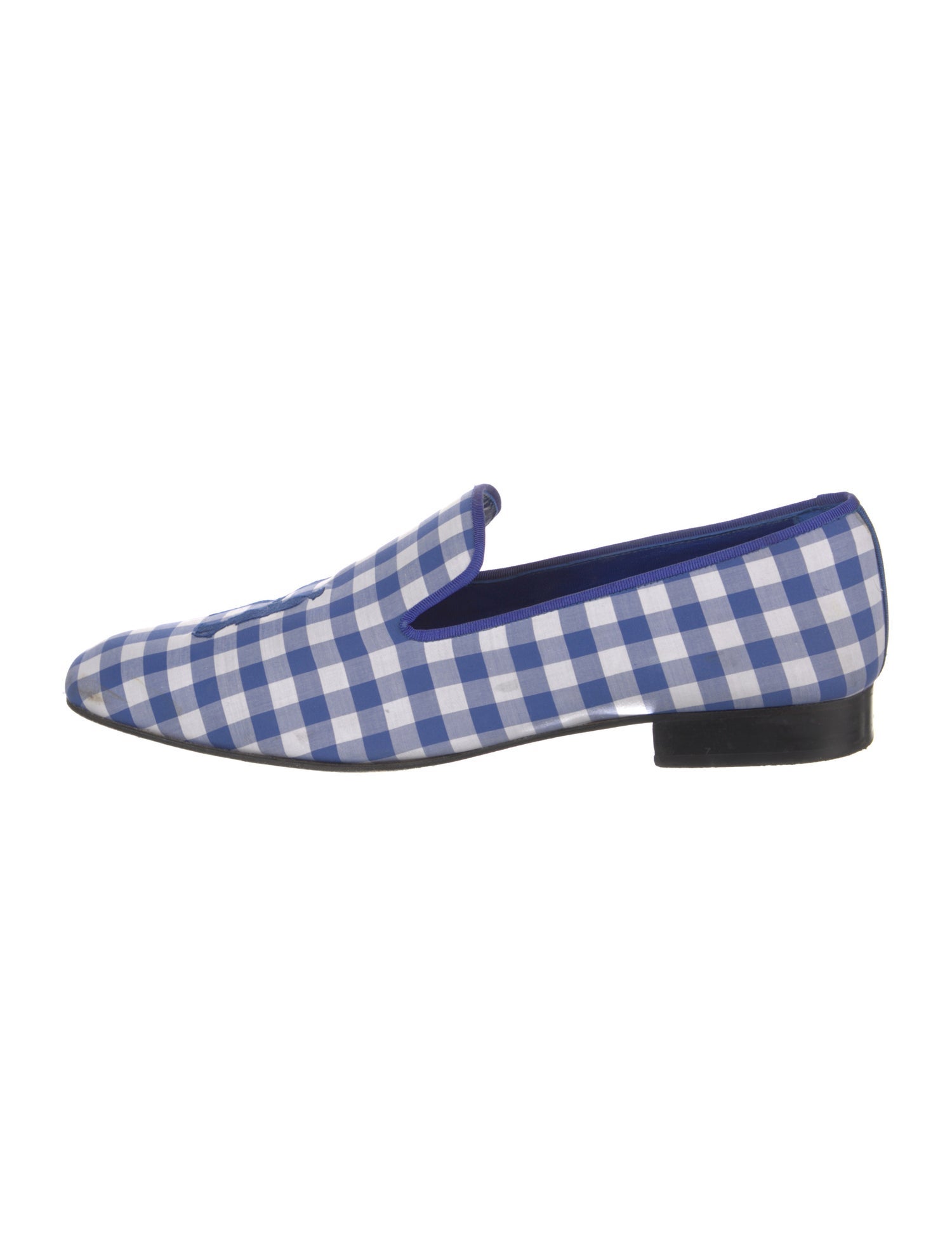 Hadleigh's Plaid Print Monk Straps