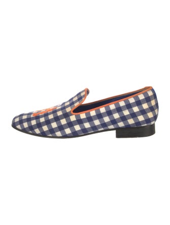 Hadleigh's Plaid Print Monk Straps