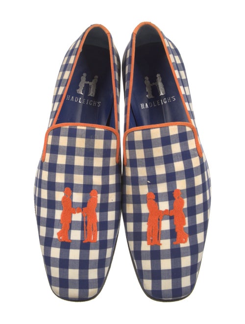Hadleigh's Plaid Print Monk Straps