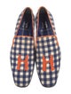 Hadleigh's Plaid Print Monk Straps