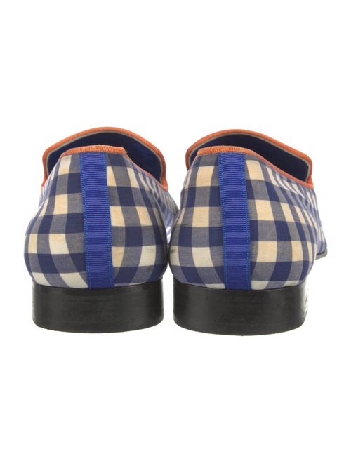 Hadleigh's Plaid Print Monk Straps