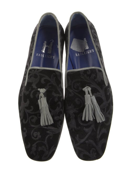 Hadleigh's Velvet Printed Monk Straps
