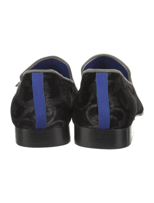 Hadleigh's Velvet Printed Monk Straps