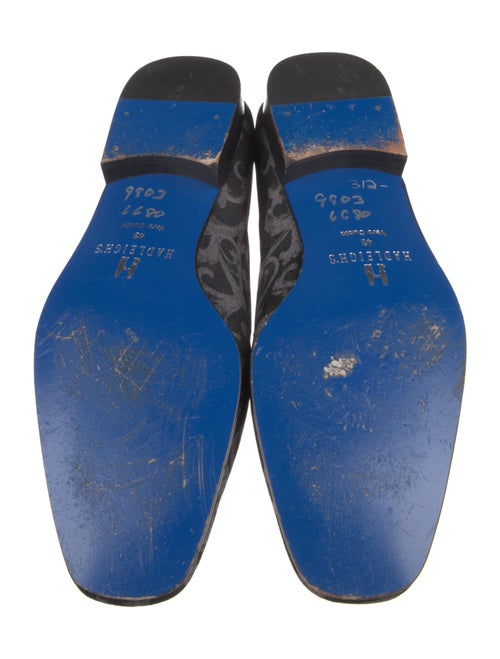 Hadleigh's Velvet Printed Monk Straps