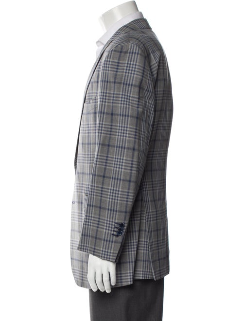 Hadleigh's Plaid Print Peacoat