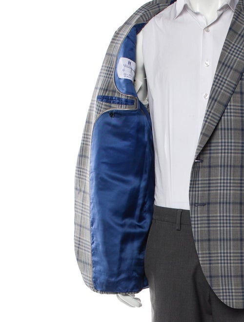 Hadleigh's Plaid Print Peacoat