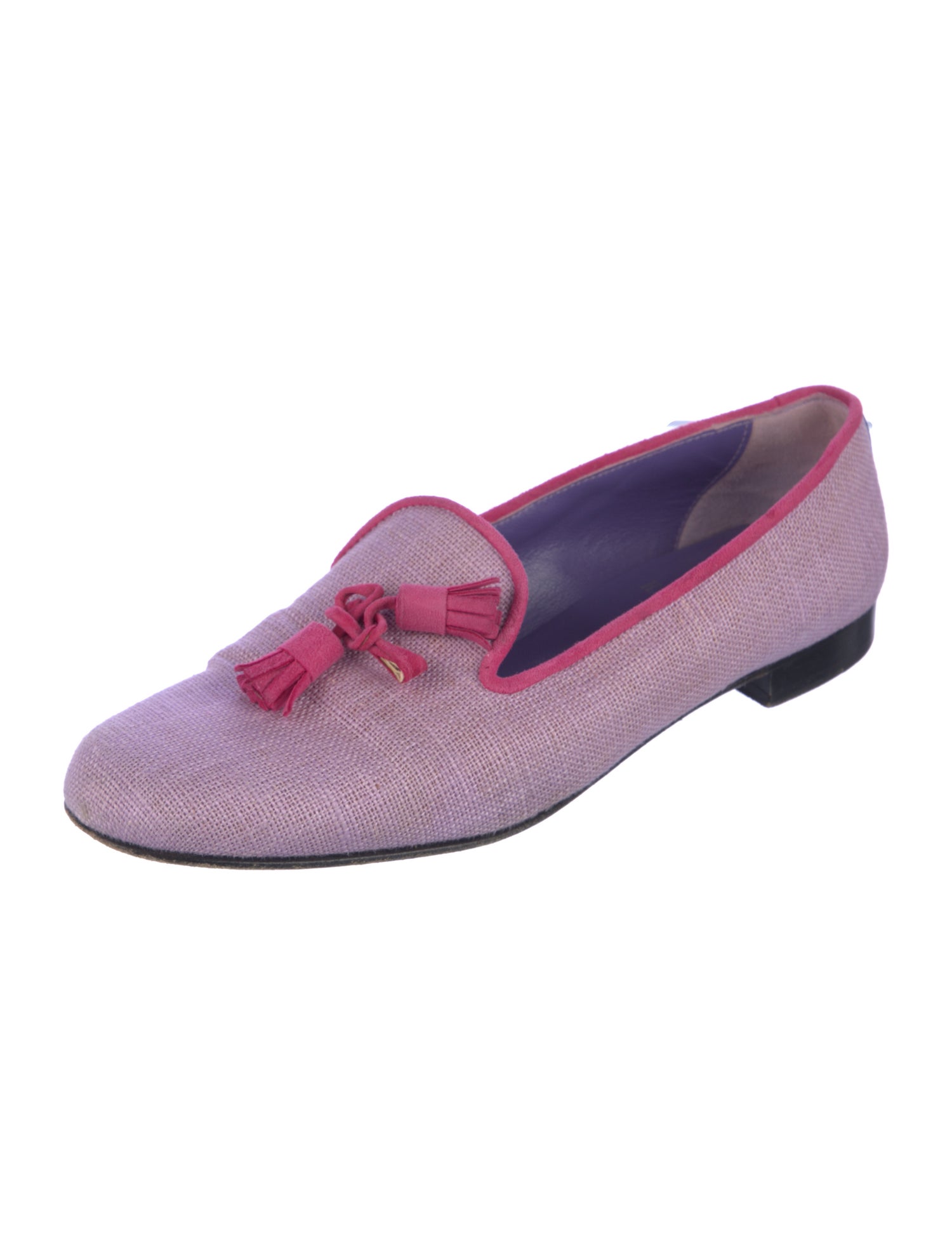 Hadleigh's Canvas Embroidered Accent Loafers